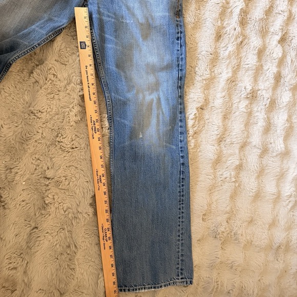 Aeropostale Men's Straight Leg Jeans Light Wash Denim 100% Cotton Size 36x34 - Picture 14 of 14